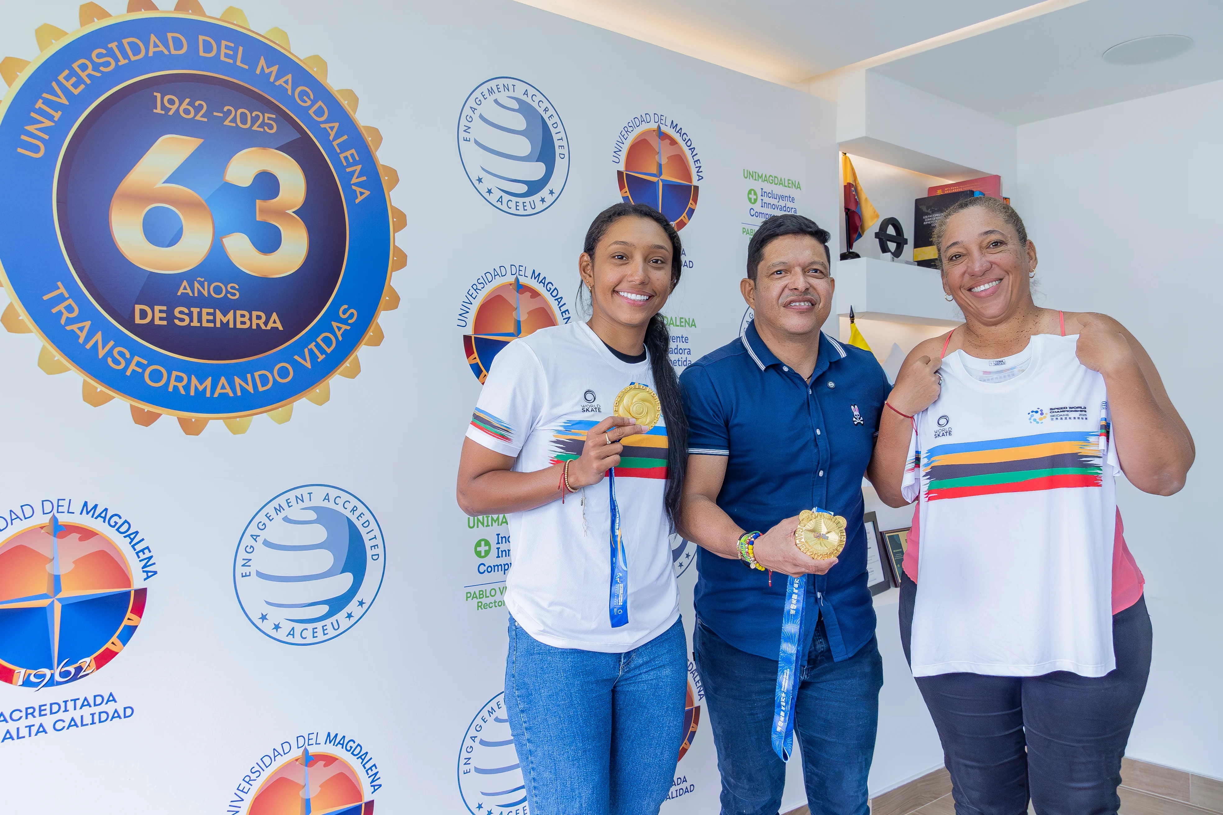 La Unimagdalena recibe a María Fernanda Timms, campeona mundial de patinaje